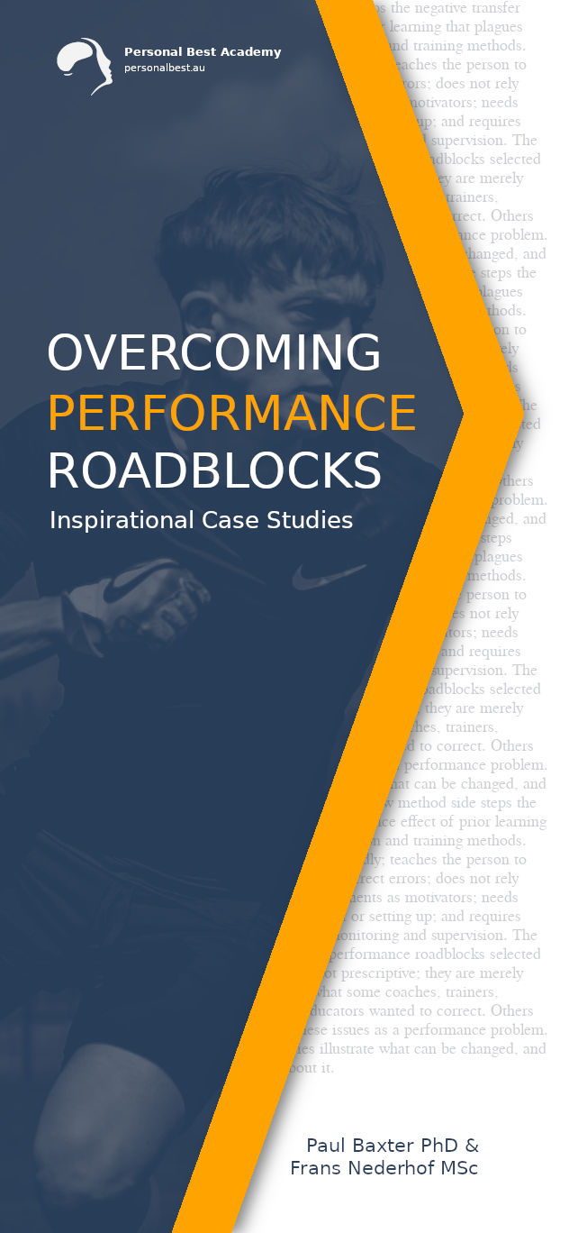 Overcoming Performance Roadblocks Book Cover